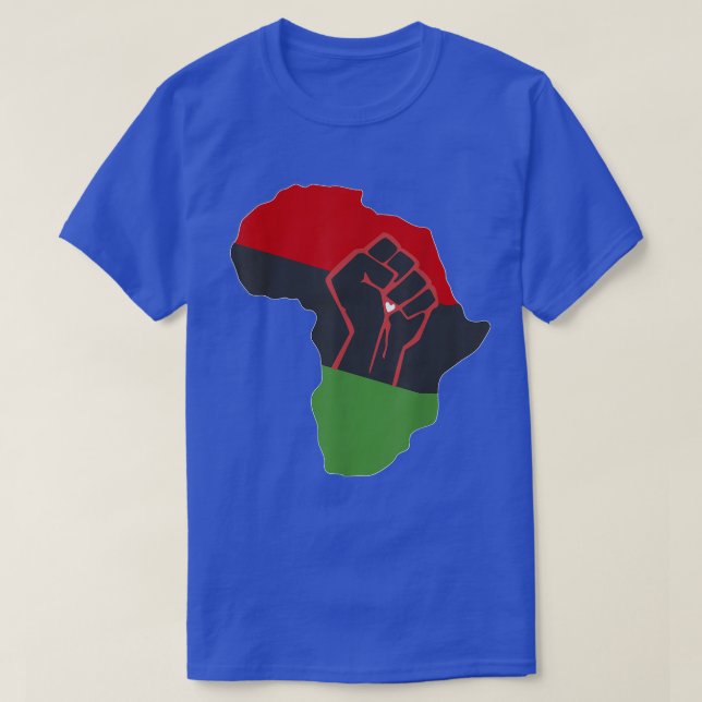 Afrika Panafrikanischer Kontinent für ein menschen T-Shirt (Design vorne)