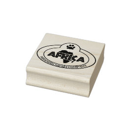 Afrika-Pass-Briefmarke Gummistempel