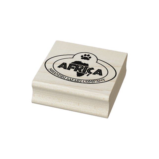 Afrika-Pass-Briefmarke Gummistempel (Stempel)