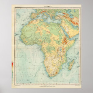 Afrika Physical 10506 Poster