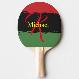 Afrika-Ping-Pong-Schläger - Maßgeschneidertes Mono Tischtennis Schläger