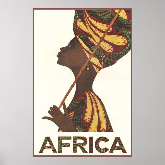 Afrika Poster (Vorne)