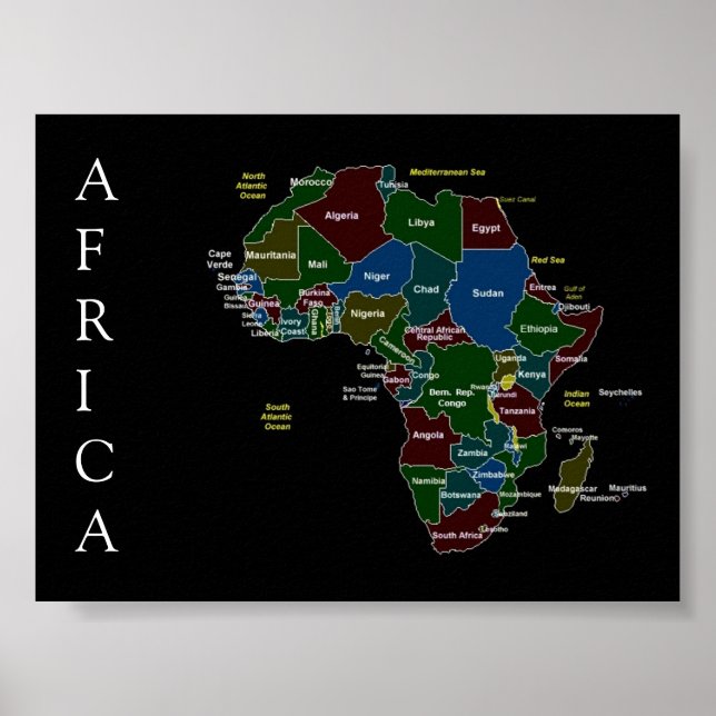 Afrika Poster (Vorne)