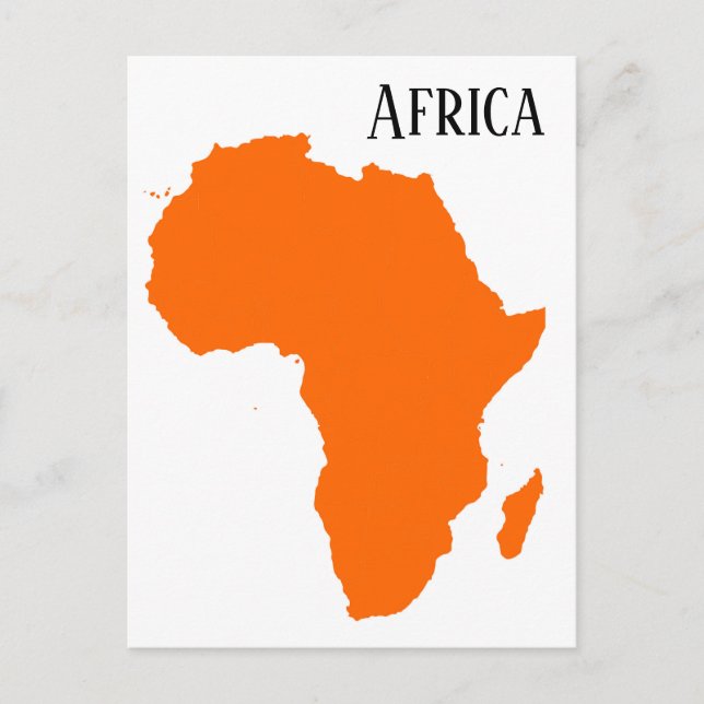 Afrika Postkarte (Vorderseite)