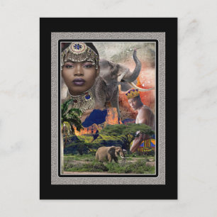 Afrika Postkarte