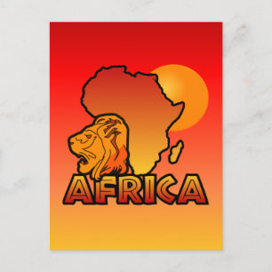 Afrika Postkarte