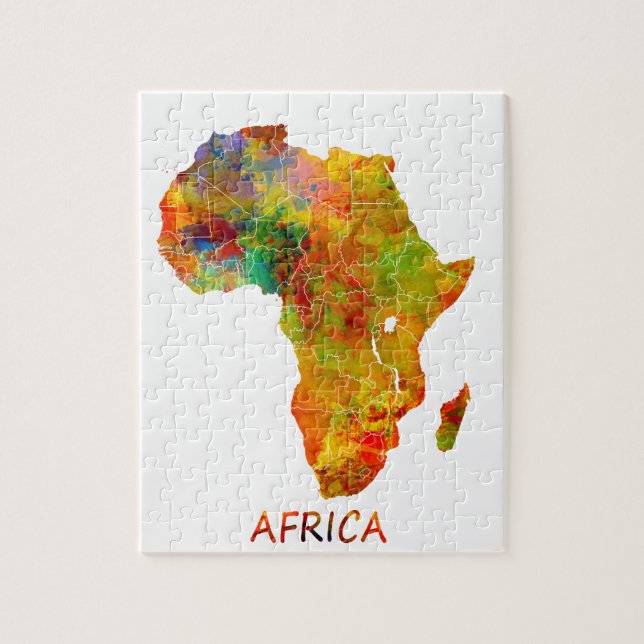 Afrika Puzzle (Vertikal)