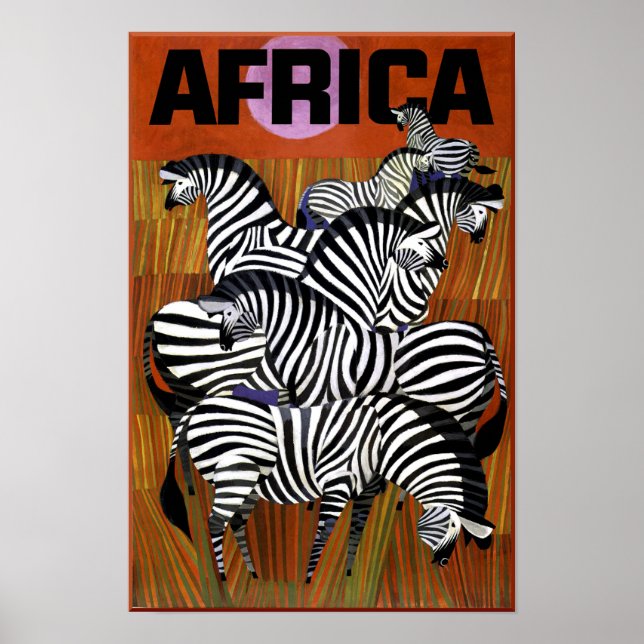 Afrika-Reiseposter Poster (Vorne)