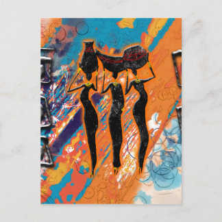 Afrika Retro-Geschenke im Vintagen Stil AF102 Postkarte