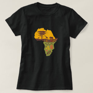 Afrika-Safari-Damen-T-Shirt T-Shirt