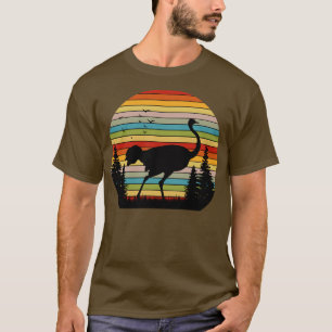 Afrika Safari Zoo Vogel Angeblich Strauß T-Shirt