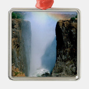 Afrika, Sambia, Victoria Falls National Park. Ornament Aus Metall