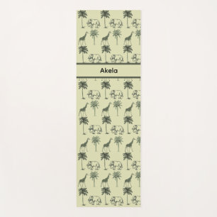 Afrika-Savanne-Muster, individuell Yogamatte