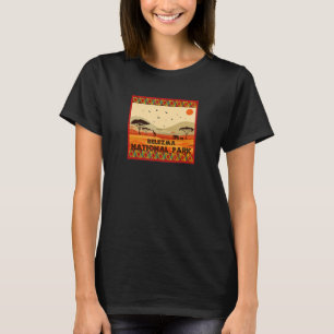 Afrika Savanne Tiere Landschaft Belezma National T-Shirt