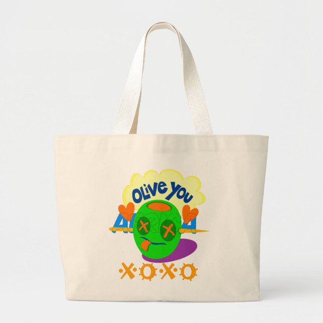 Afrika. Schöne Olivenfrucht Tote Tasche (Vorne)