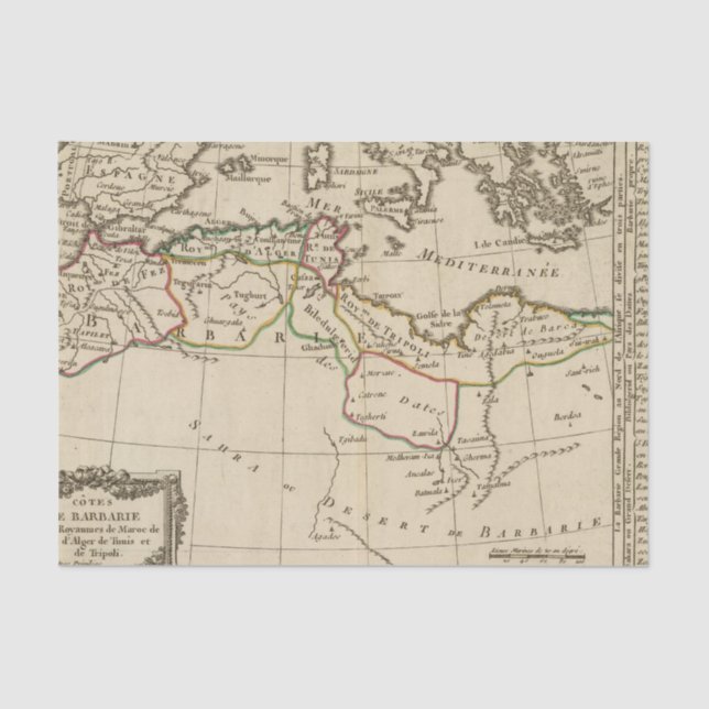 Afrika-Schule Seidenpapier (Vorderseite)