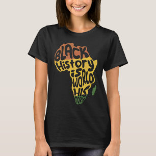 Afrika Schwarze Geschichte - Weltgeschichte Afrika T-Shirt
