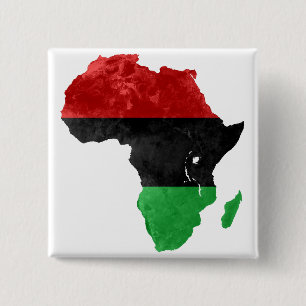 Afrika-schwarzes nationalistisches topographisches button