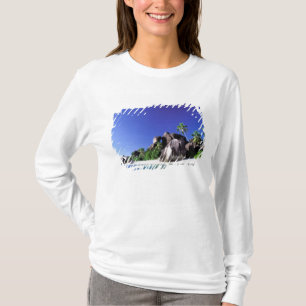 Afrika, Seychellen, La Digue Island. Granit 3 T-Shirt
