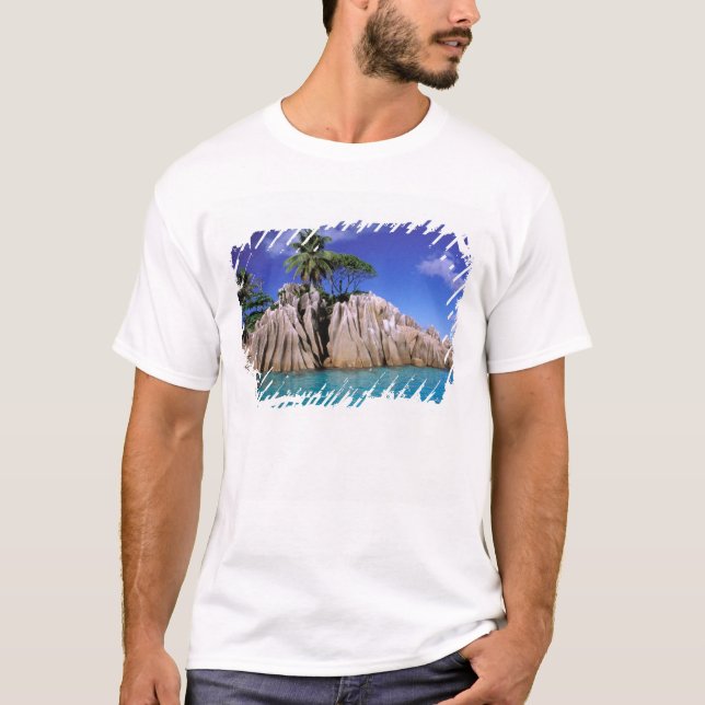 Afrika, Seychellen, La Digue Island. Granit T-Shirt (Vorderseite)
