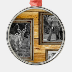 Afrika Silbernes Ornament