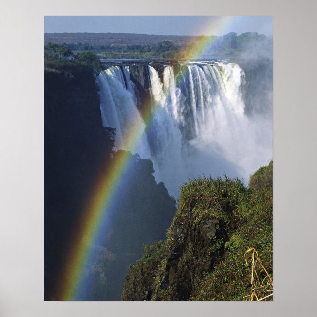 Afrika, Simbabwe, Victoria Falls Poster (Vorne)