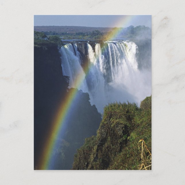 Afrika, Simbabwe, Victoria Falls Postkarte (Vorderseite)