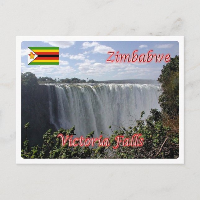 Afrika - Simbabwe - Victoria Falls Postkarte (Vorderseite)