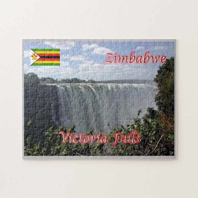 Afrika - Simbabwe - Victoria Falls Puzzle (Horizontal)