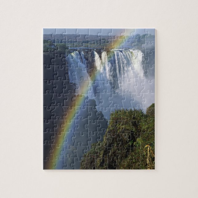 Afrika, Simbabwe, Victoria Falls Puzzle (Vertikal)