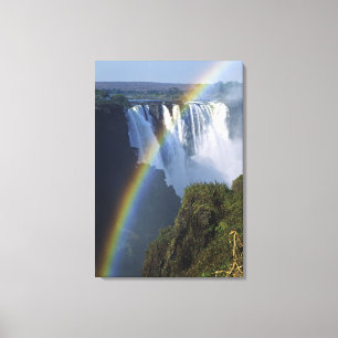 Afrika, Simbabwe, Victoriafälle Leinwanddruck