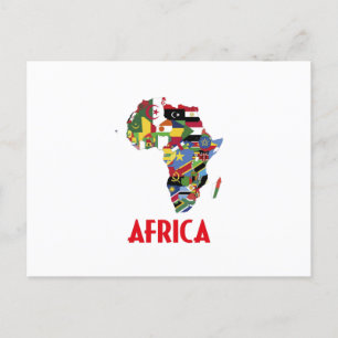 Afrika-Staaten Postkarte