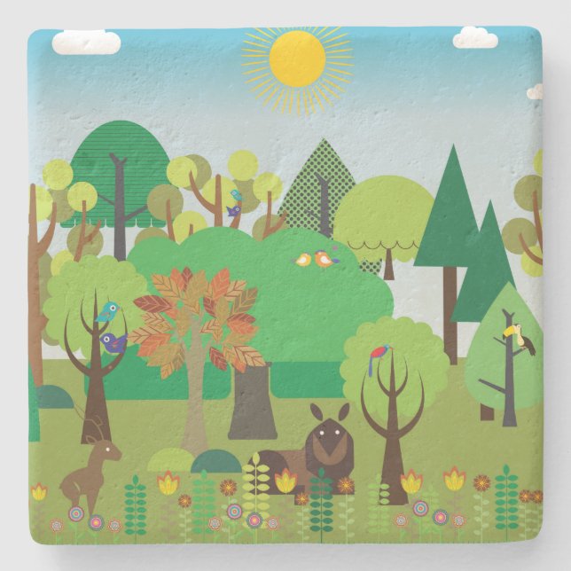 Afrika Steinuntersetzer (Vorderseite)