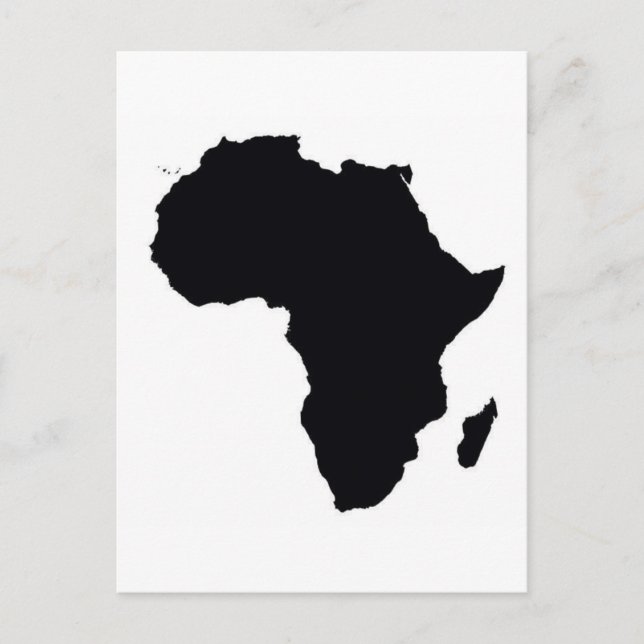 Afrika stolz postkarte (Vorderseite)