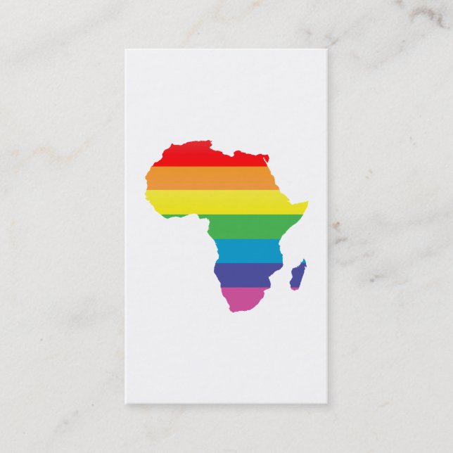 Afrika-Stolz Visitenkarte (Vorderseite)
