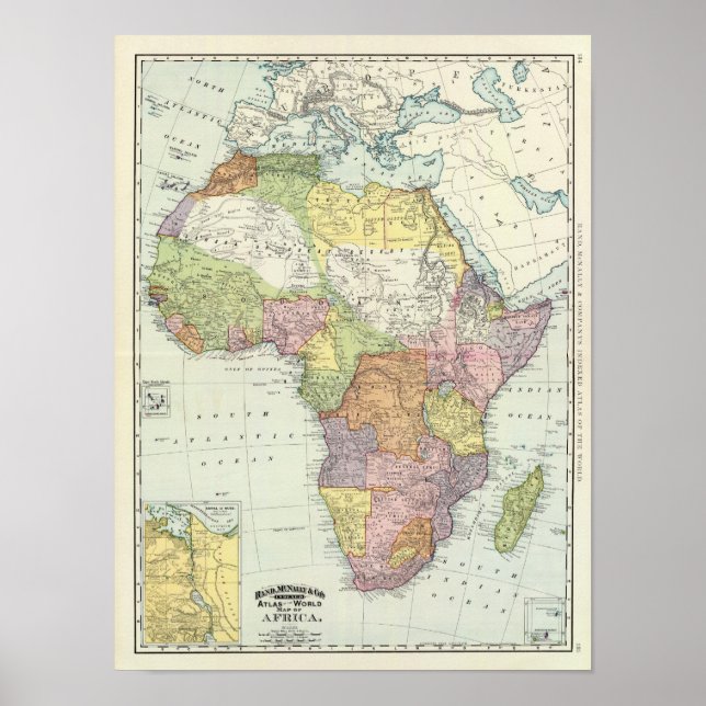 Afrika, Suez Canal Poster (Vorne)