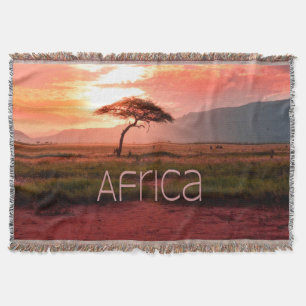 Afrika Sunset African Decke