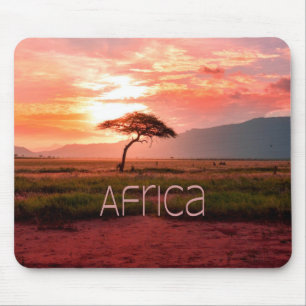 Afrika Sunset African Mousepad
