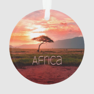 Afrika Sunset African Ornament