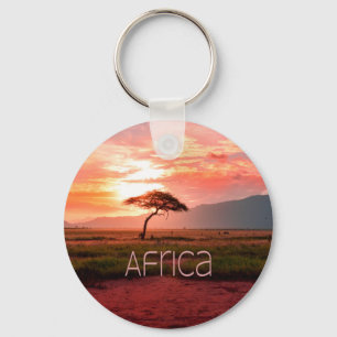 Afrika Sunset African Schlüsselanhänger