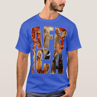 Afrika T Shirt Afrika Big 5 T-Shirt Südafrikanisch