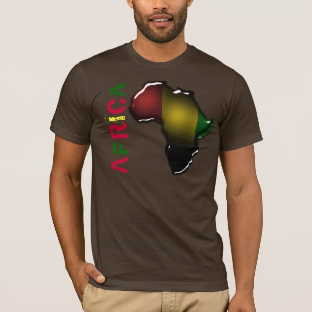 Afrika-T-Shirt T-Shirt (Vorderseite)