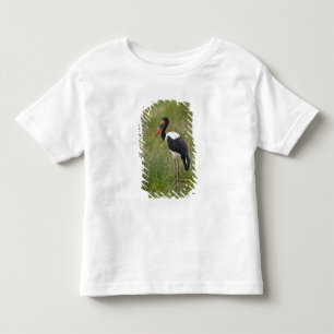 Afrika. Tansania. Männlicher Sattelstorch Kleinkind T-shirt