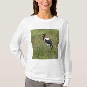 Afrika. Tansania. Männlicher Sattelstorch T-Shirt