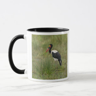 Afrika. Tansania. Männlicher Sattelstorch Tasse