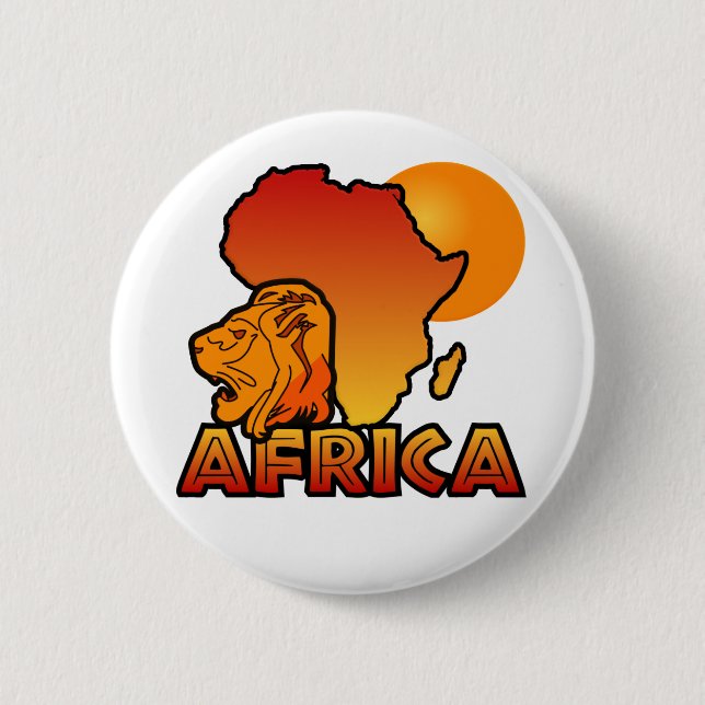 Afrika-Taste Button (Vorderseite)