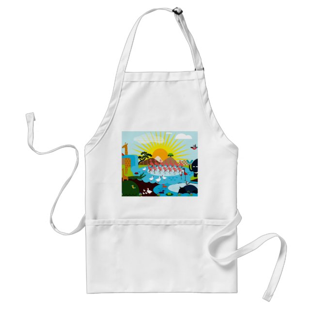 Afrika - Tiere Schürze (Vorne)