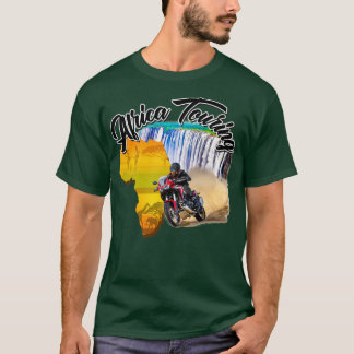 Afrika Touring Twin Motorrad Natur Offroad Rad T-Shirt