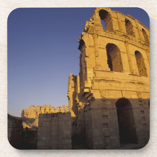 Afrika, Tunesien, El Jem. Ruinen eines Römischen Getränkeuntersetzer (Vorderseite)