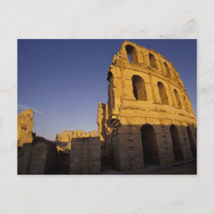 Afrika, Tunesien, El Jem. Ruinen eines römischen Postkarte
